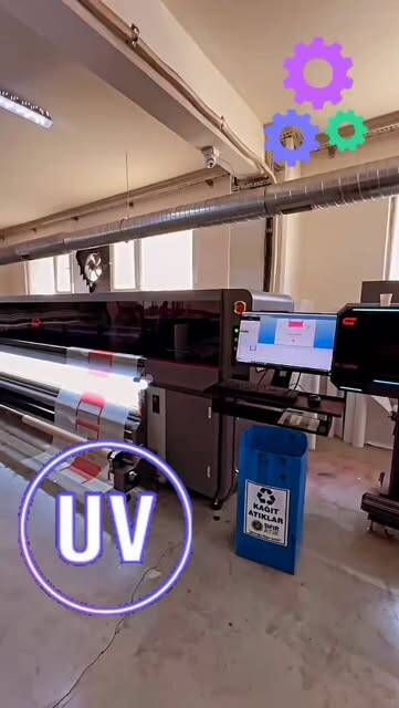 UV baskı makinesi üretimde